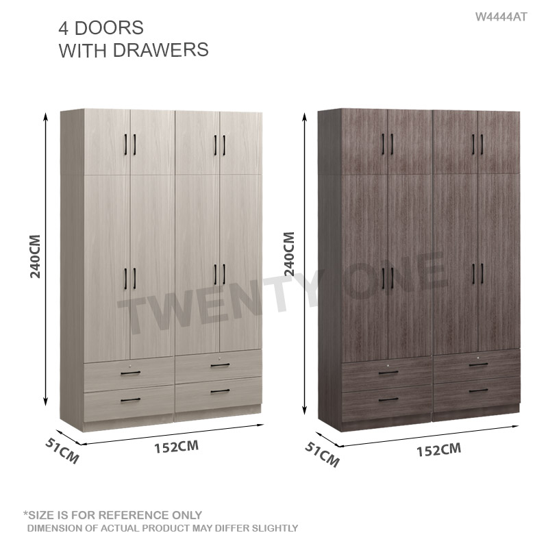 4 DOORS W4444 SIZE AT